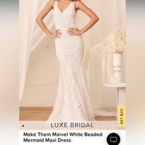 Lulus wedding dress